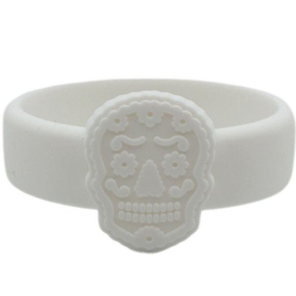 6 Pack Set Modelo Sugar Skull Bottle Markers Bottleneck Drink Tags Glass Markers - Picture 13 of 14